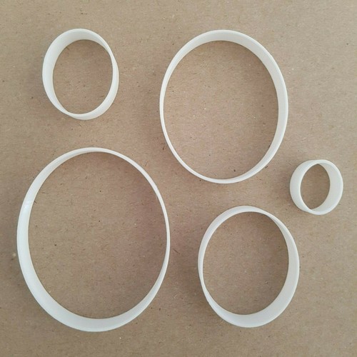 Wide oval shape mini fondant - wide,
