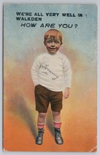 Edwardian Comic Postcard We're