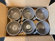 Set of 6 Melamine Coffee Cups
