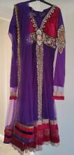 Womens/Ladies 3 Piece Stitched Pakistani  Long Frock Churidar Dress