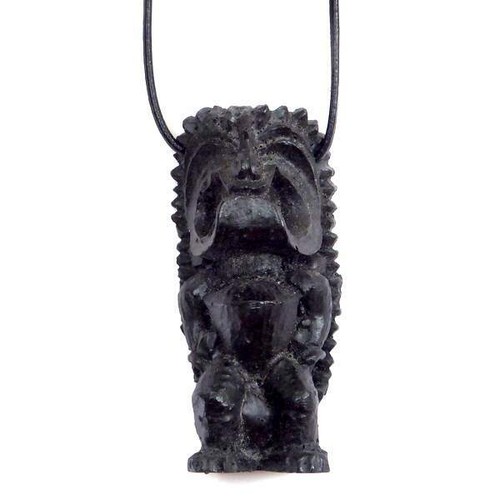 Tiki resin necklace - tiki,