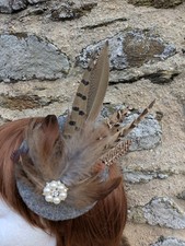 Pheasant Feather & Grey Tweed