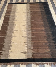 Natural Wool Kilim Rug 155x205