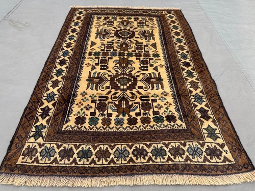 2x4 handmade afghan baluchi - handmade,
