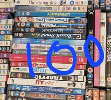 100 x RANDOM DVD's Job Lot