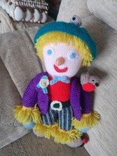 Handknitted Scarecrow From Jean Greenhowe Pattern Soft Toy