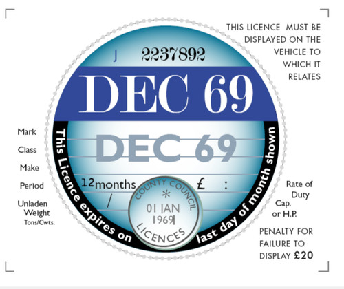 December 1969 vintage classic - 1969,