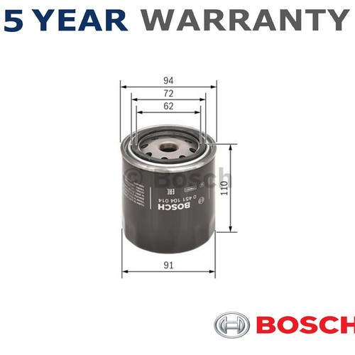 Bosch oil filter fits - bosch,