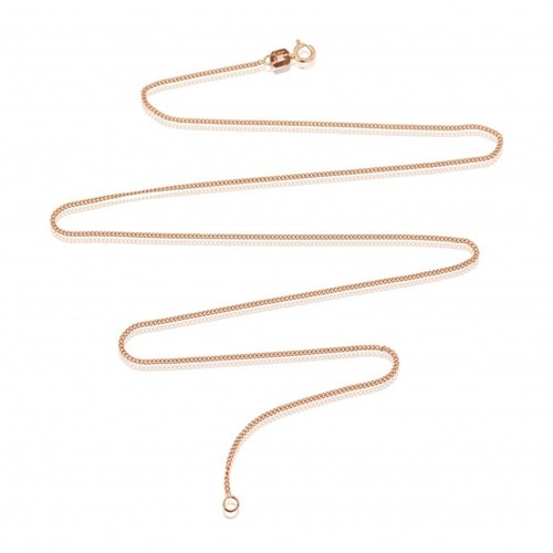 375 solid 9ct rose gold - gold, curb