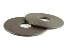 RUBBER BIT GUARDS (Pair) BLACK