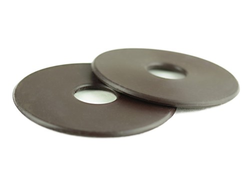 Rubber bit guards - (pair), black