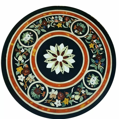 Table marble inlay top - 18",