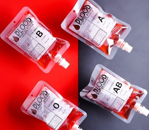 Blood bag halloween - blood,