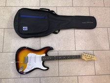 Sunburst Stratocaster By Display4Top RIGHTHANDED In Good Condition With Gigbag