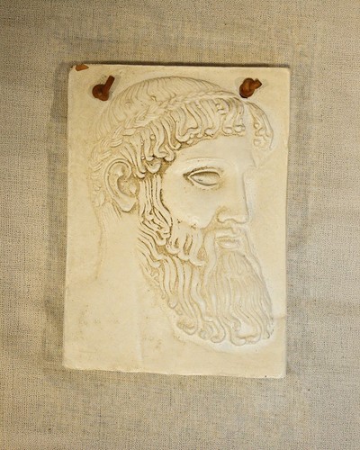 Vintage ceramic plaque - vintage,