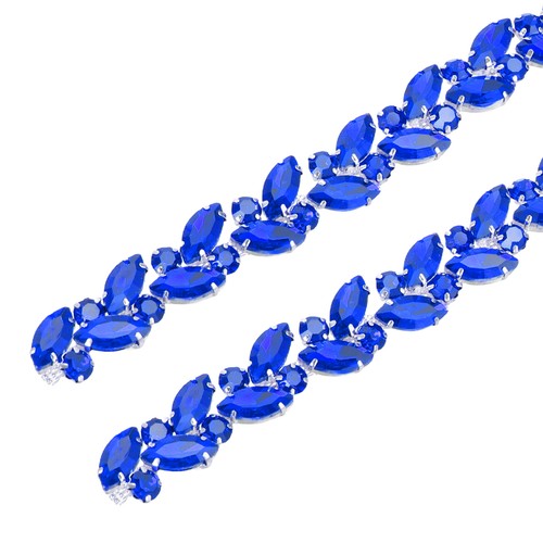 Crystal rhinestone chain trim - rhinestone,