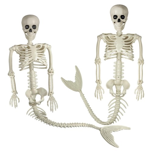 2pc flexible mermaid skeleton - 2pc,