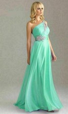 One-shoulder Chiffon Wedding