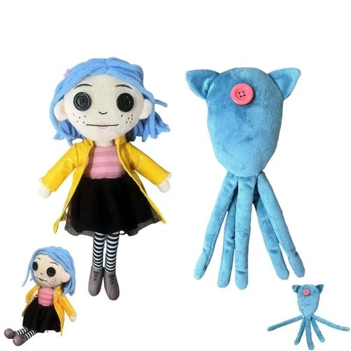Coraline plush doll soft - plush,