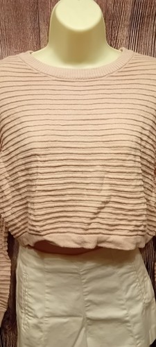 Divided womens pink ribbed - h&m,