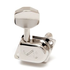 Schaller Original F-Series '70s Tuners 6 In-Line Right Handed (Nickel, .60)