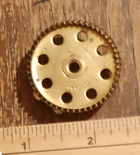 Meccano brass dia - 1.5, in.