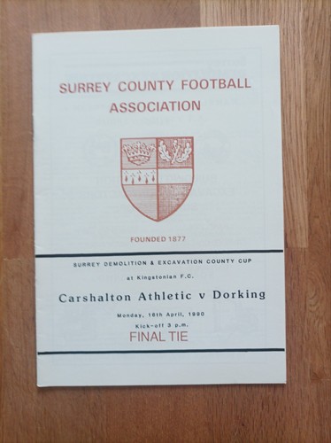 1989 carshalton athletic - carshalton,