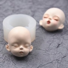 Baby face silicone mold - face,