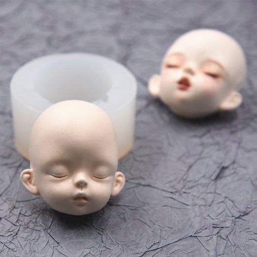 Baby face silicone mold - face,