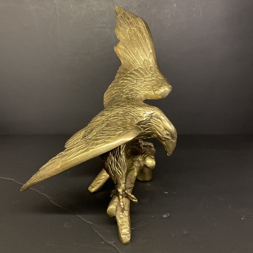 Large cast brass american - brass,