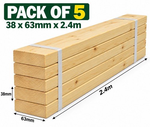 Cls studwork timber 38x63mm - timber,