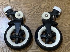BUGABOO BEE, BEE PLUS & BEE  3 PAIR  FRONT WHEELS WHITE CAPS