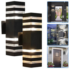 Outdoor 6-Tier Up Down LED Wall Light Yard Garden Porch Sconce Waterproof Lamp