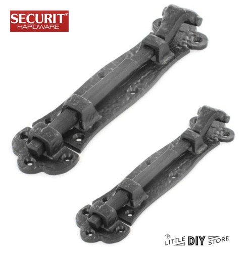 Door bolt cast iron antique - door,