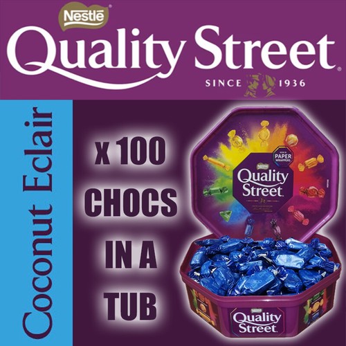 100 coconut eclair tub - coconut,