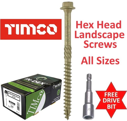 Hex head landscape screws - hex,
