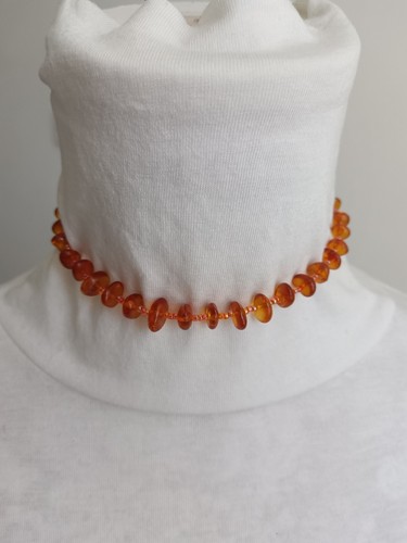 Amber choker - amber,
