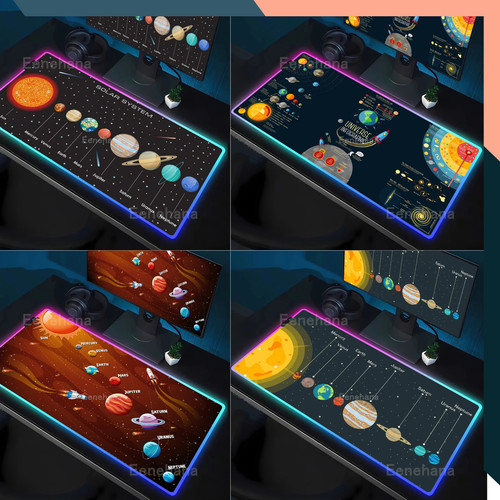 Rgb solar system gaming mouse - solar,