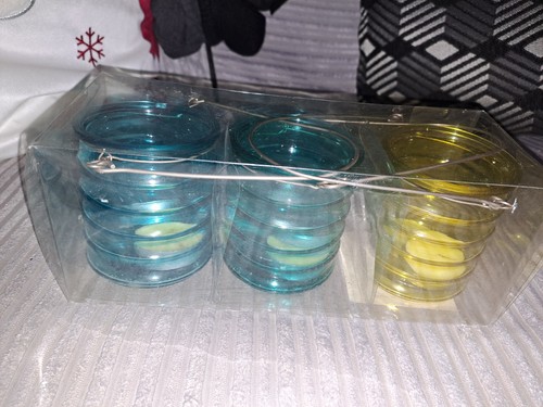 Glass jar lanterns tea light - glass,
