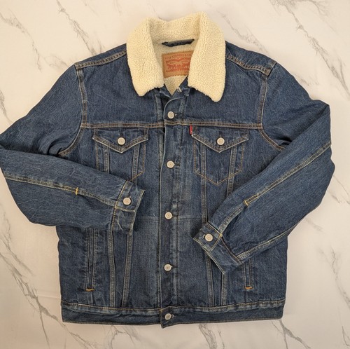 Levi mens sherpa - levi's, trucker