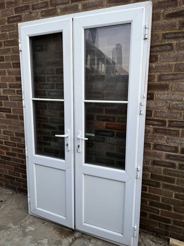 White upvc double - white,