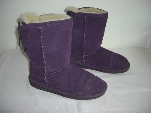 Bearpaw elizabeth purple suede - elizabeth,