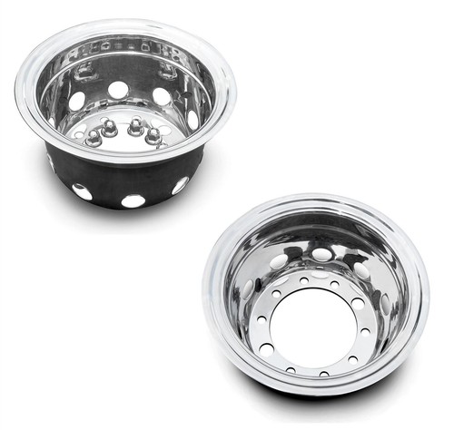 Universal stainless rear - 22.5",