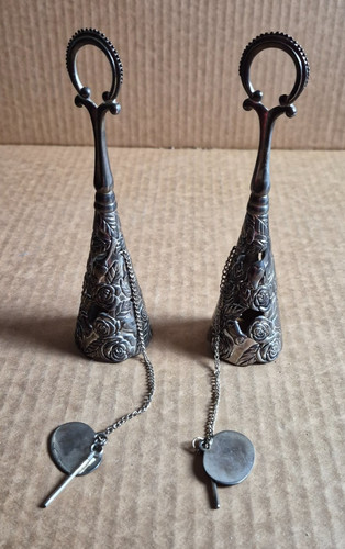 Pair vintage silver - vintage, plate