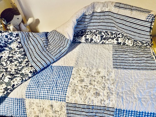 Throw bedspread blue - bedspread,, &