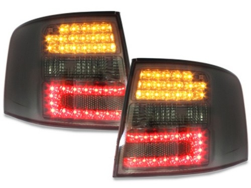 Led tail lights rear black - tail,