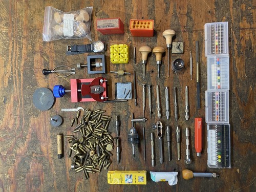 Watchmaker tool lot - tool, pin