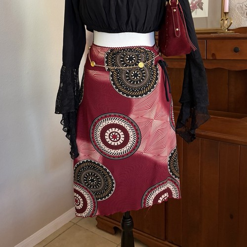 Boho festival y2k midi skirt - boho,,