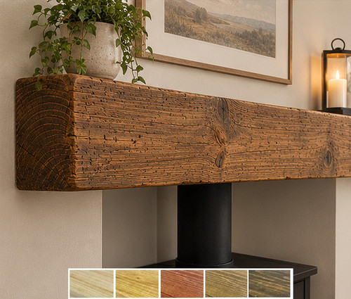 Wooden mantel shelf rustic - shelf,