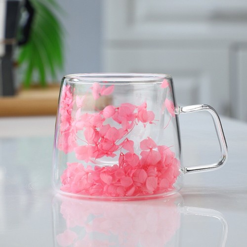 Double wall mug dried flower - double,